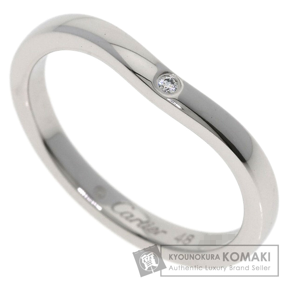 カルティエ バレリーナ 3P ダイヤモンド #48 リング・指輪 中古 商品画像1