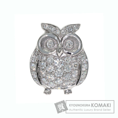 モニッケンダム フクロウ ピンブローチ　ダイヤモンド ブローチ 中古 商品画像1