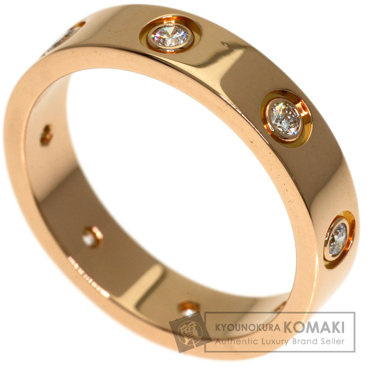 カルティエ ミニラブリング フル ダイヤモンド #48 リング・指輪 中古 商品画像1