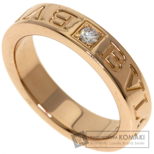 ブルガリ ダブル ロゴ 1P ダイヤモンド リング・指輪 中古 商品画像1