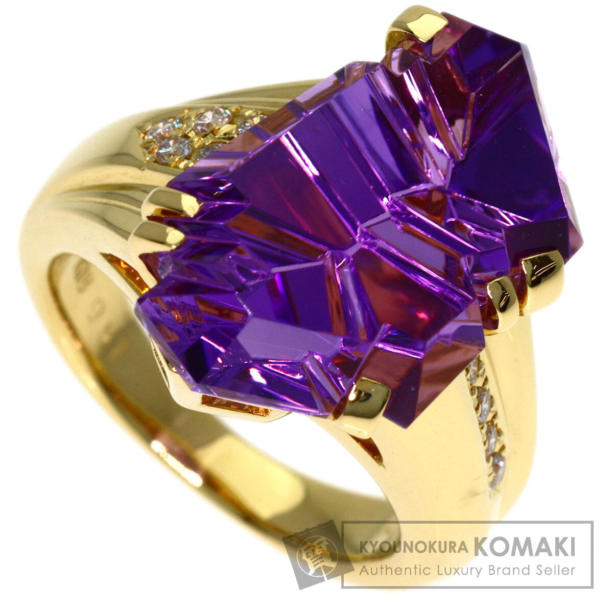 タサキ アメジスト ダイヤモンド リング・指輪 中古 商品画像1