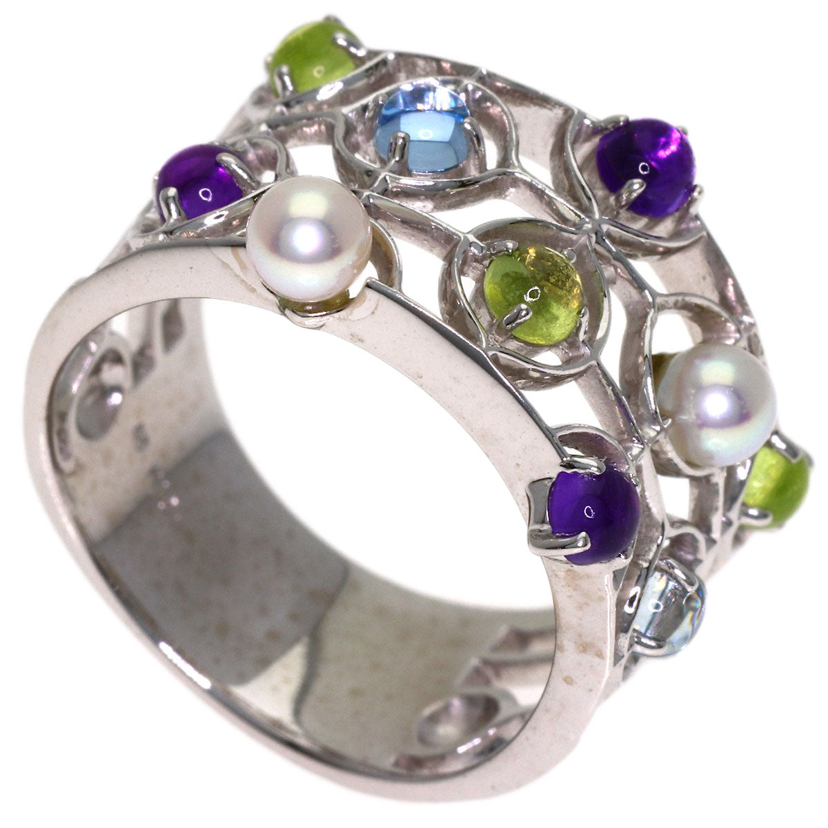 ミキモト パール 真珠 カラーストーン リング・指輪 中古 商品画像2