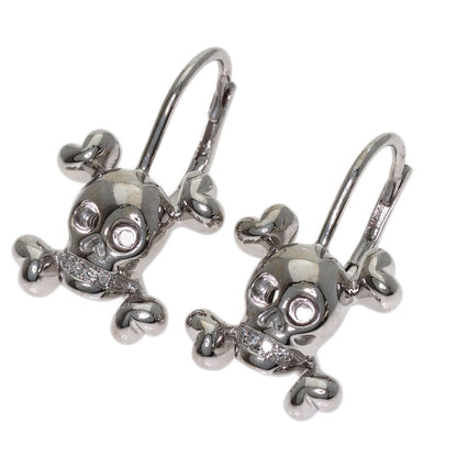 ディオール スカル ダイヤモンド ピアス 中古 商品画像2