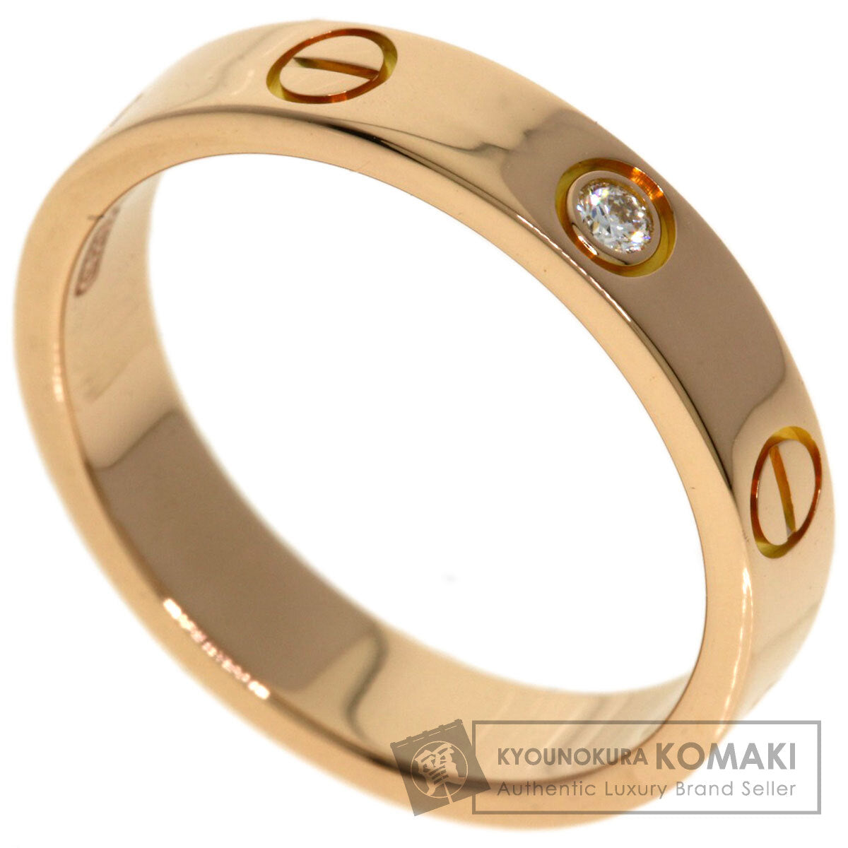 カルティエ ミニ ラブリング 1P ダイヤモンド #51 リング・指輪 中古 商品画像1