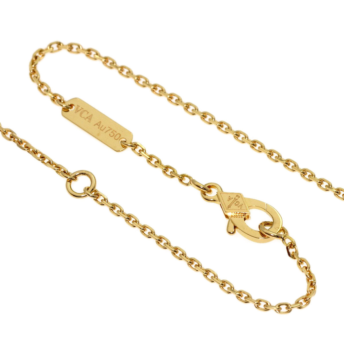 ヴァンクリーフ＆アーペル ペルレ クローバー ダイヤモンド ネックレス 中古 商品画像4