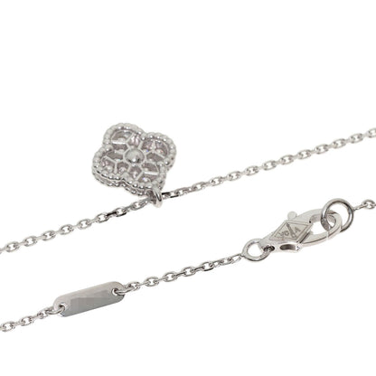 ヴァンクリーフ＆アーペル スウィート アルハンブラ ダイヤモンド ネックレス 中古 商品画像3