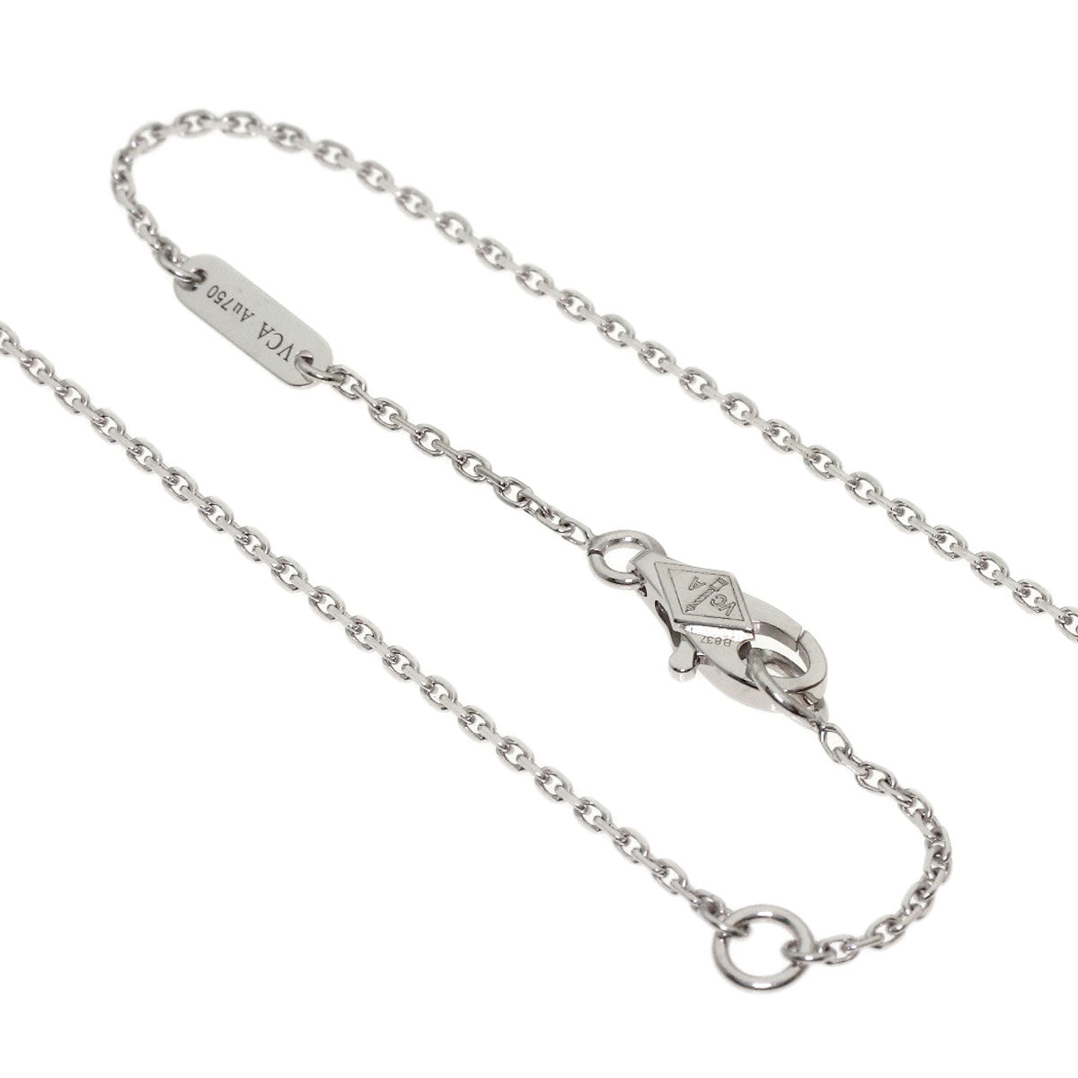 ヴァンクリーフ＆アーペル スウィート アルハンブラ ダイヤモンド ネックレス 中古 商品画像4