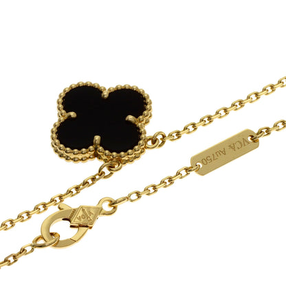 ヴァンクリーフ＆アーペル ヴィンテージ アルハンブラ オニキス ネックレス 中古 商品画像3
