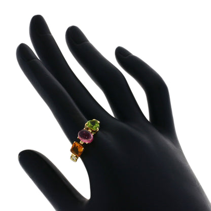 ブルガリ アレグラ ダイヤモンド ピンクトルマリン シトリン ペリドット リング・指輪 中古 商品画像8