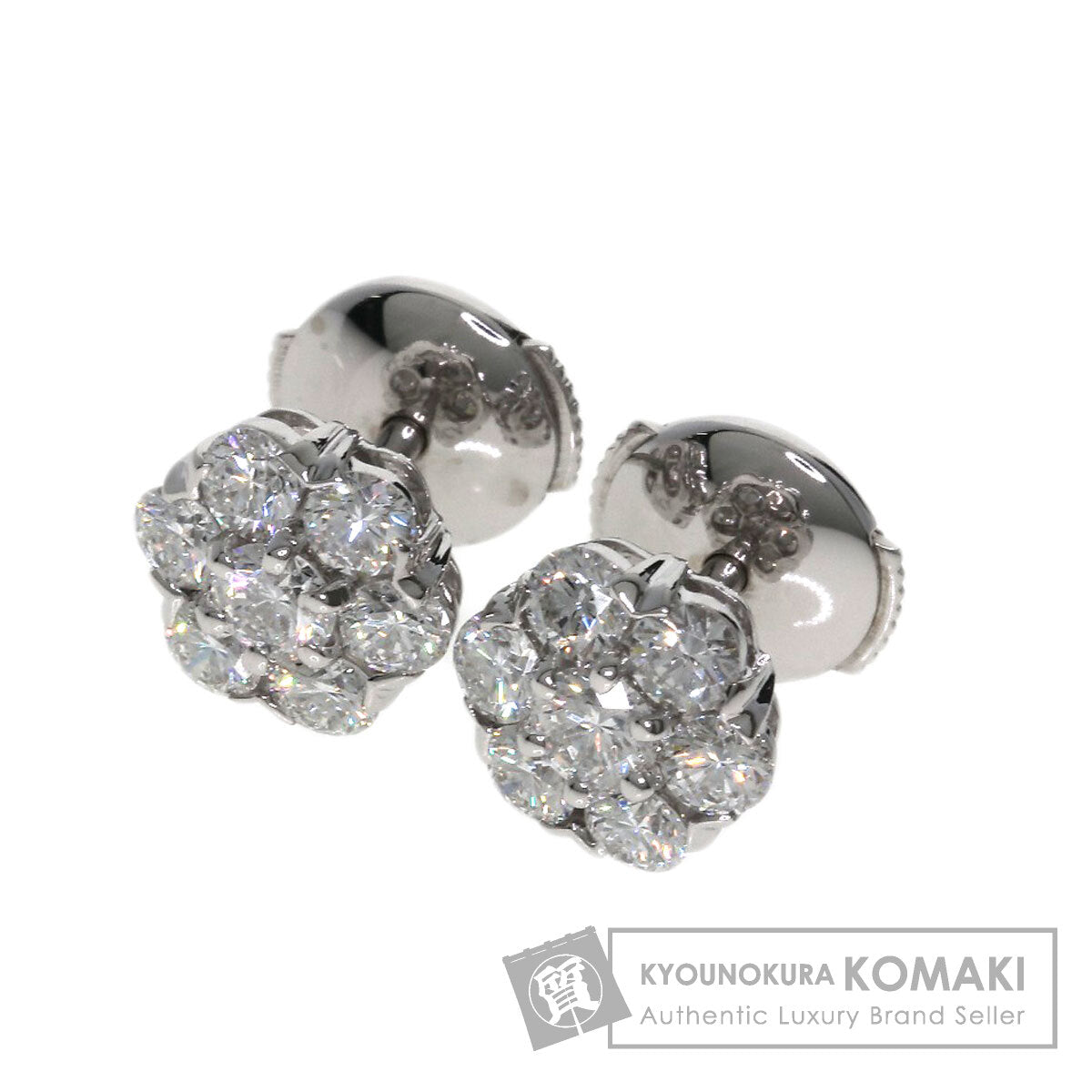 ヴァンクリーフ＆アーペル フルーレット スモール ダイヤモンド ピアス 中古 商品画像1