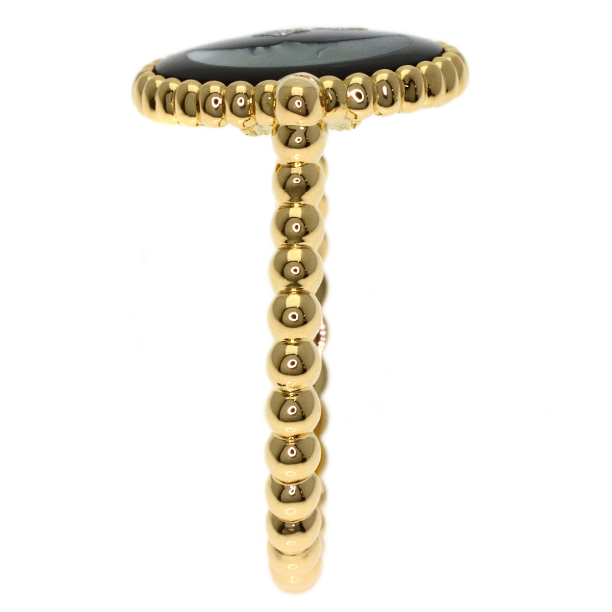 ディオール ローズ セレスト オニキス ダイヤモンド シェル #51 リング・指輪 中古 商品画像4