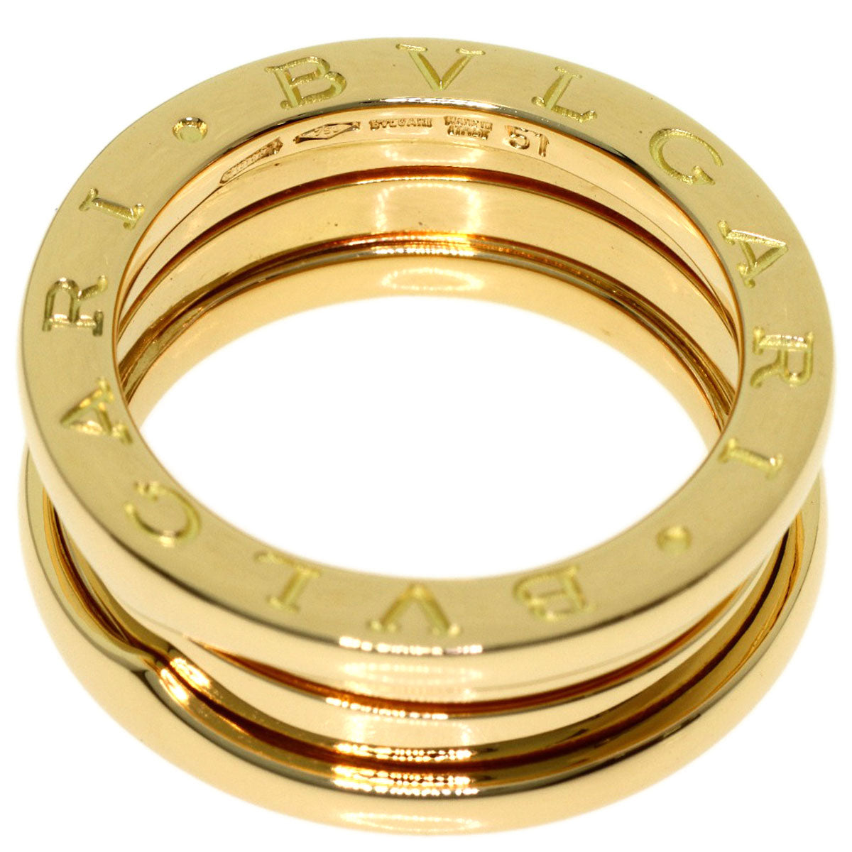 ブルガリ B-zero1 ビーゼロワン 2バンド #51 リング・指輪 中古 商品画像5