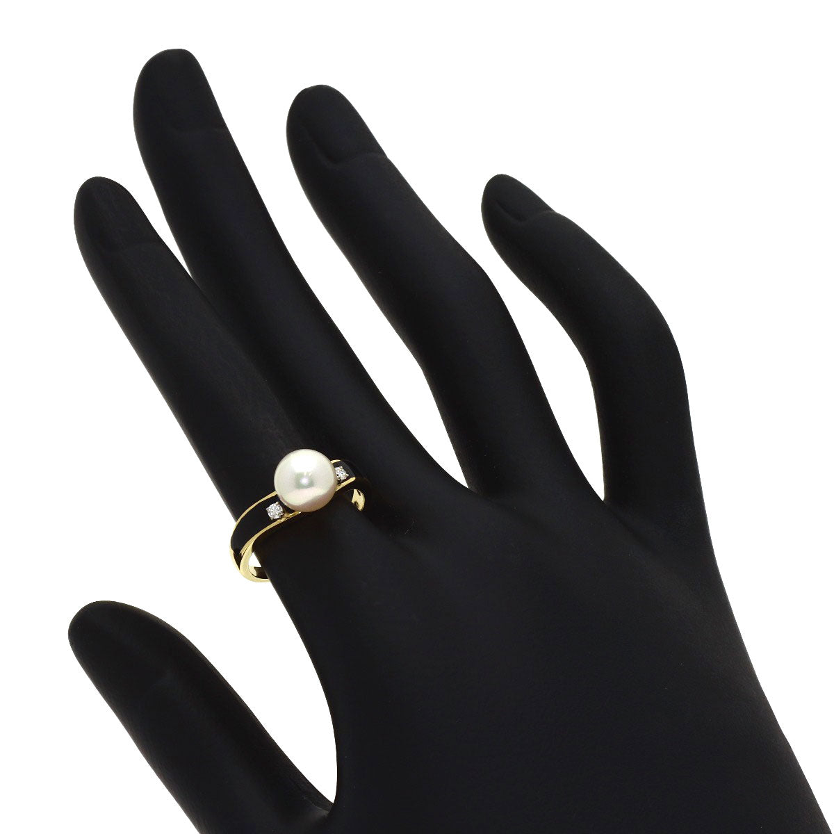 ミキモト パール 真珠 2P ダイヤモンド リング・指輪 中古 商品画像7