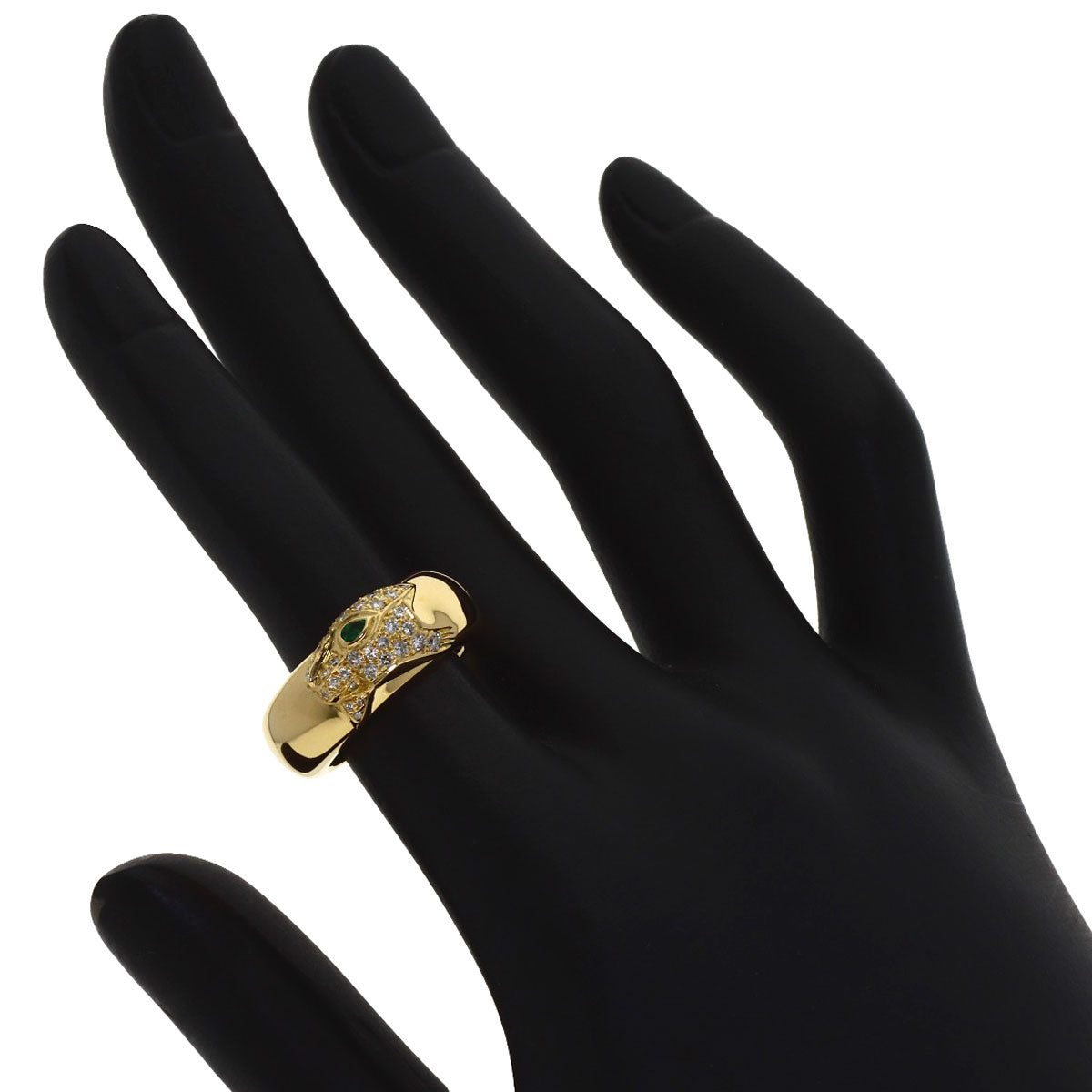 カルティエ パンテール 1925 ダイヤモンド エメラルド #48 リング・指輪 中古 商品画像7