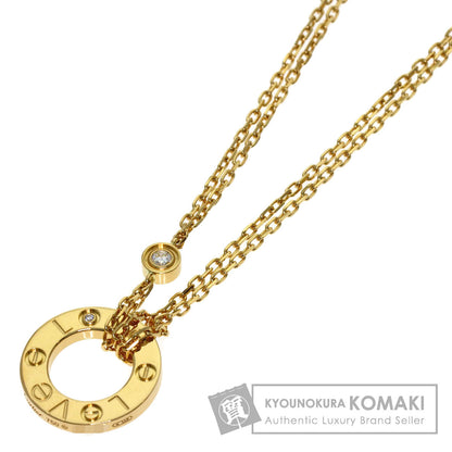 カルティエ ラブサークル ダイヤモンド ネックレス 中古 商品画像1