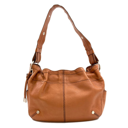 TODS トッズ ロゴ ショルダーバッグ レザー レディース 中古