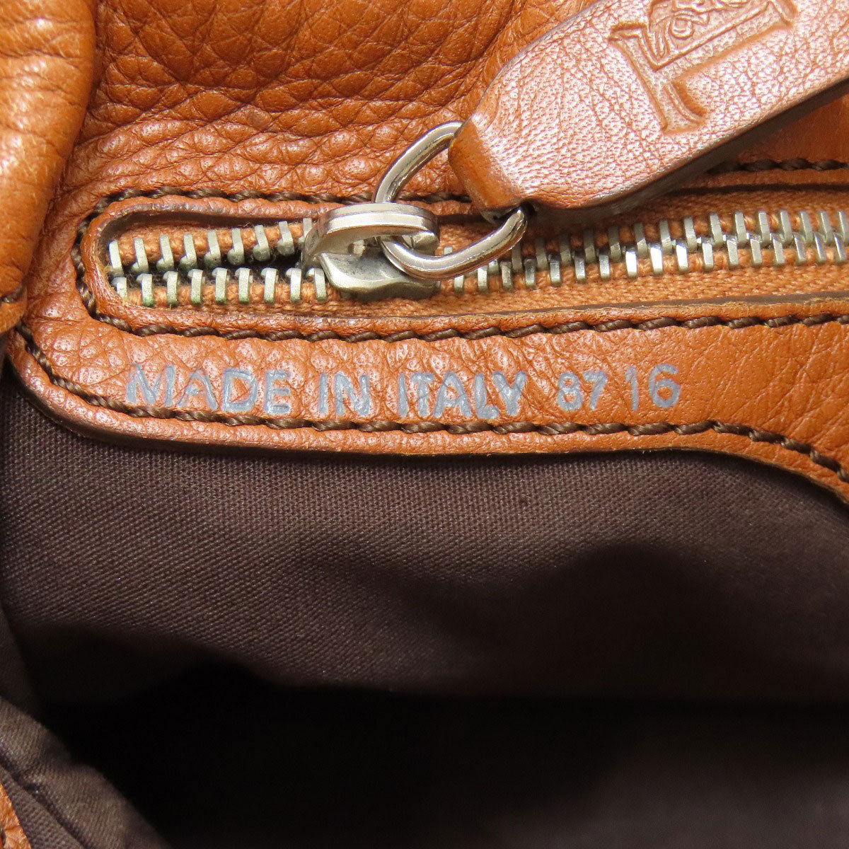 TODS トッズ ロゴ ショルダーバッグ レザー レディース 中古