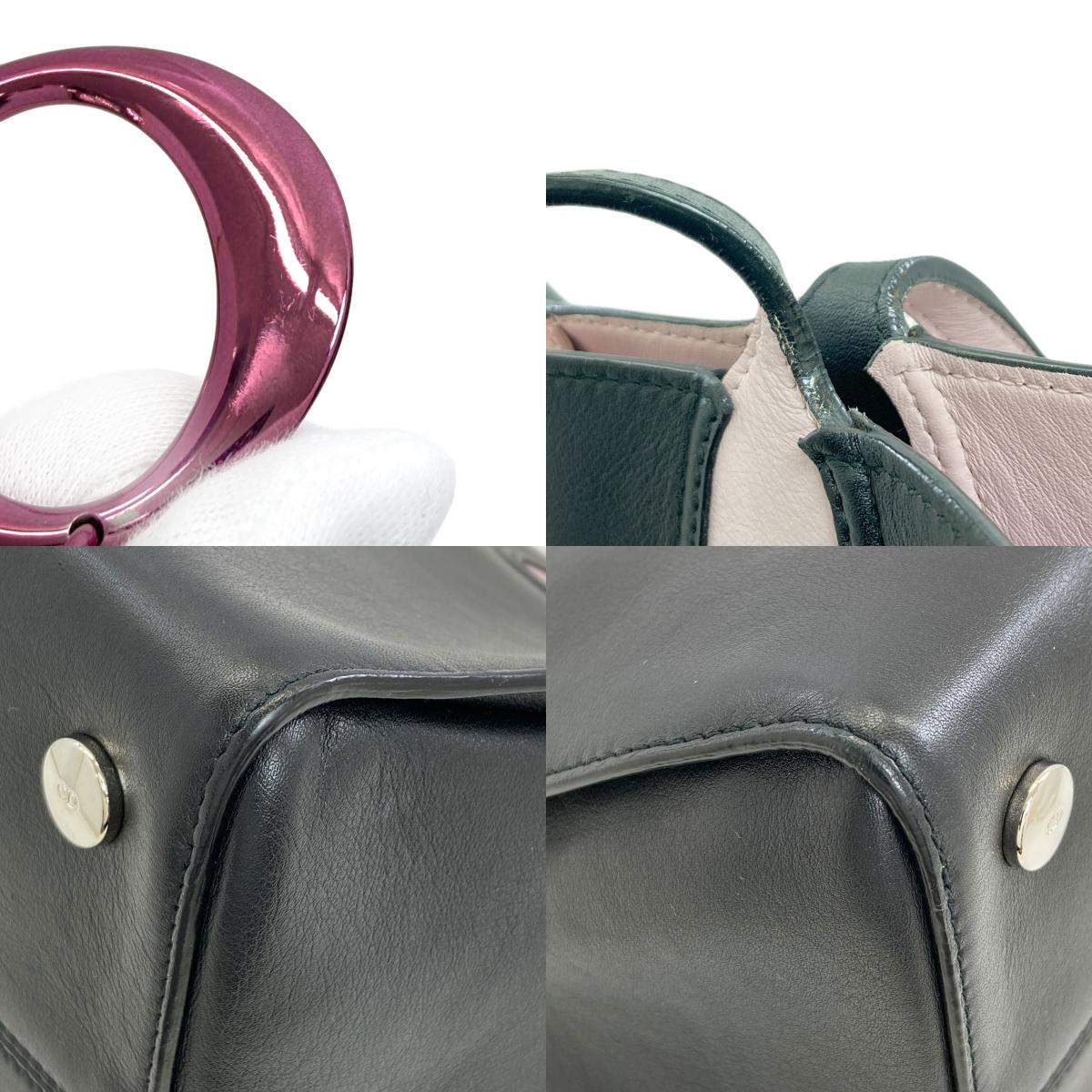CHRISTIAN DIOR クリスチャンディオール アディクト トートバッグ カーフ レディース 中古