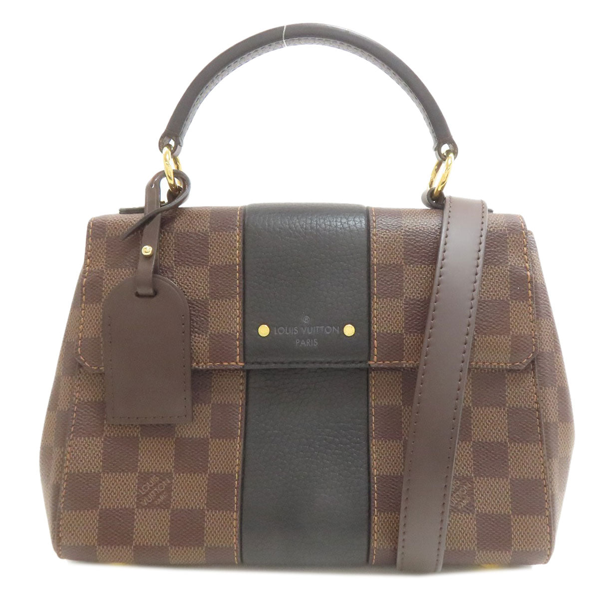 LOUIS VUITTON ルイヴィトン N41073 ボンドストリートBB ハンドバッグ ダミエキャンバス レディース 中古