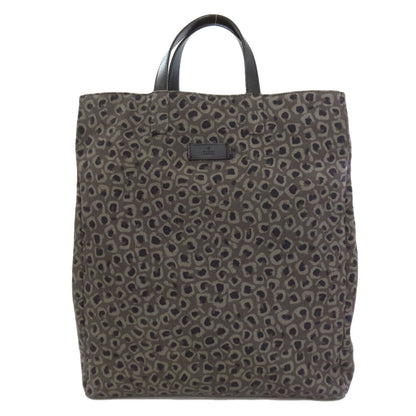 GUCCI グッチ 341739 レオパード柄 トートバッグ キャンバス レディース 中古