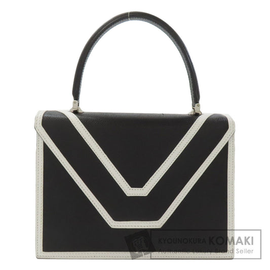 MORABITO モラビト Vライン ハンドバッグ レザー レディース 中古