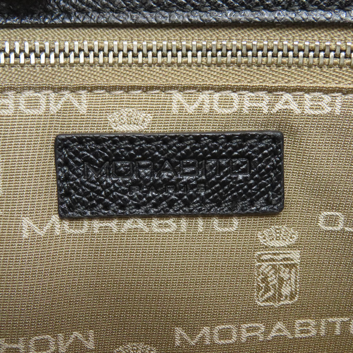 MORABITO モラビト Vライン ハンドバッグ レザー レディース 中古