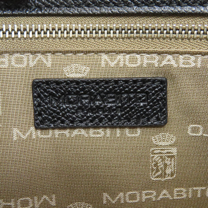 MORABITO モラビト Vライン ハンドバッグ レザー レディース 中古