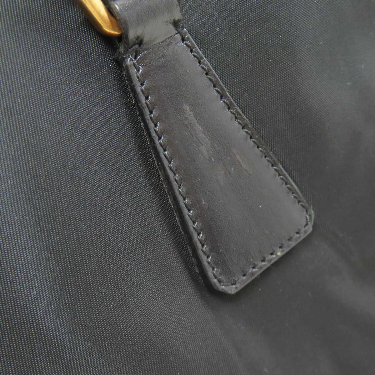 PRADA プラダ ロゴ金具 トートバッグ ナイロン レディース 中古