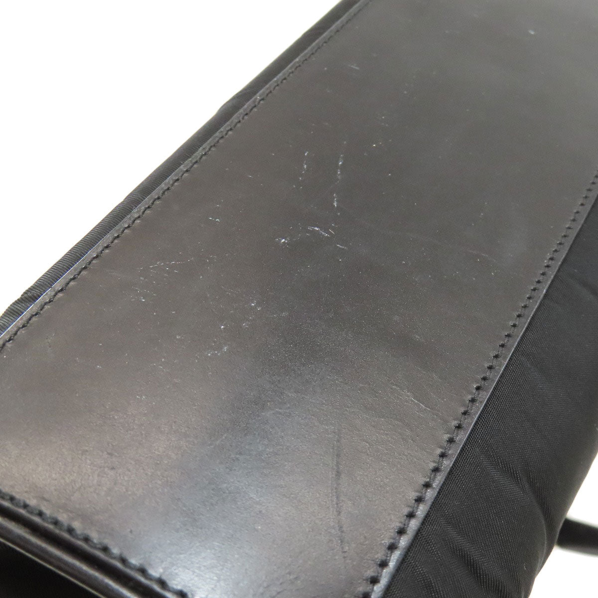 PRADA プラダ ロゴ金具 トートバッグ ナイロン レディース 中古