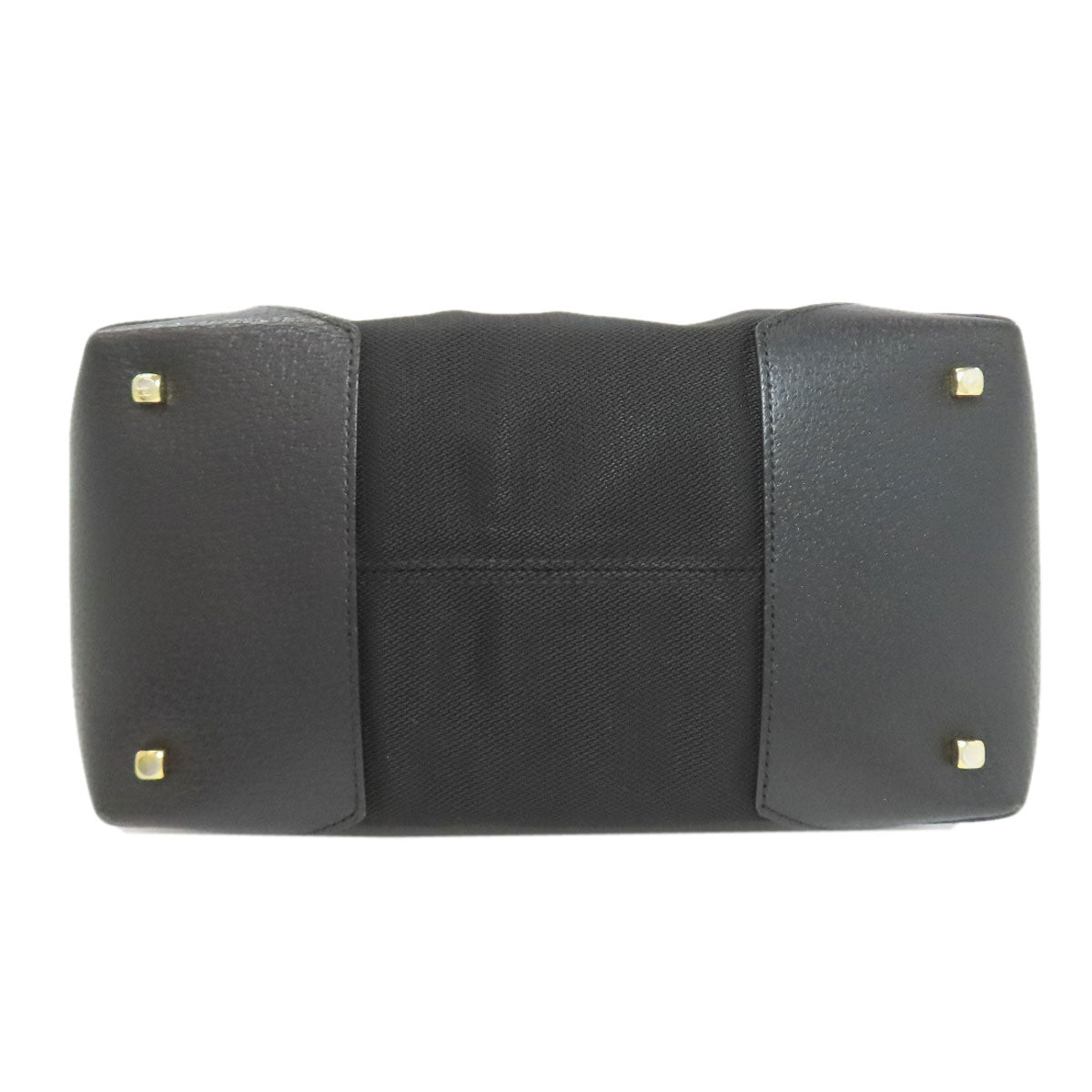 Salvatore Ferragamo サルヴァトーレフェラガモ ロゴ ハンドバッグ ナイロンキャンバス レディース 中古
