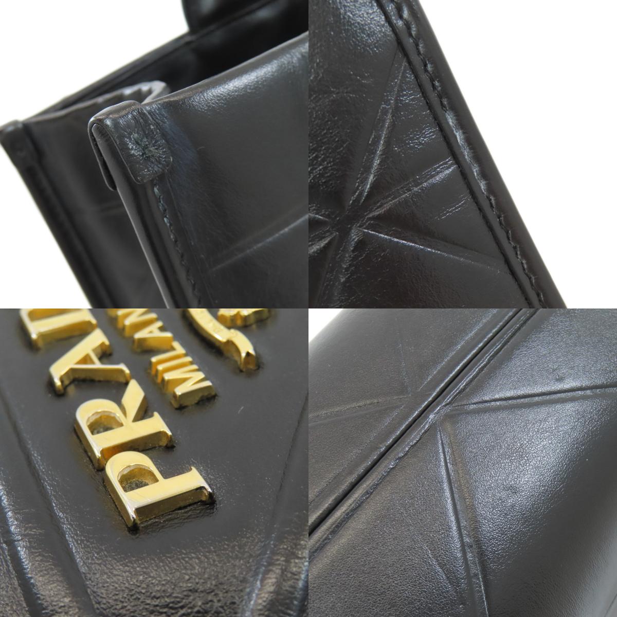 プラダ シンボル トップステッチ ハンドバッグ 中古 商品画像18