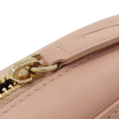 VERSACE ヴェルサーチ ロゴ ショルダーバッグ レザー レディース 中古