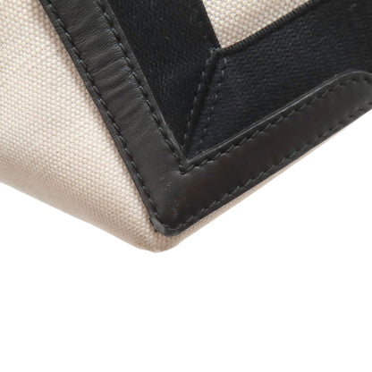 BALENCIAGA バレンシアガ 339933 ネイビーカバス ハンドバッグ キャンバス レディース 中古
