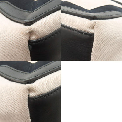 BALENCIAGA バレンシアガ 339933 ネイビーカバス ハンドバッグ キャンバス レディース 中古