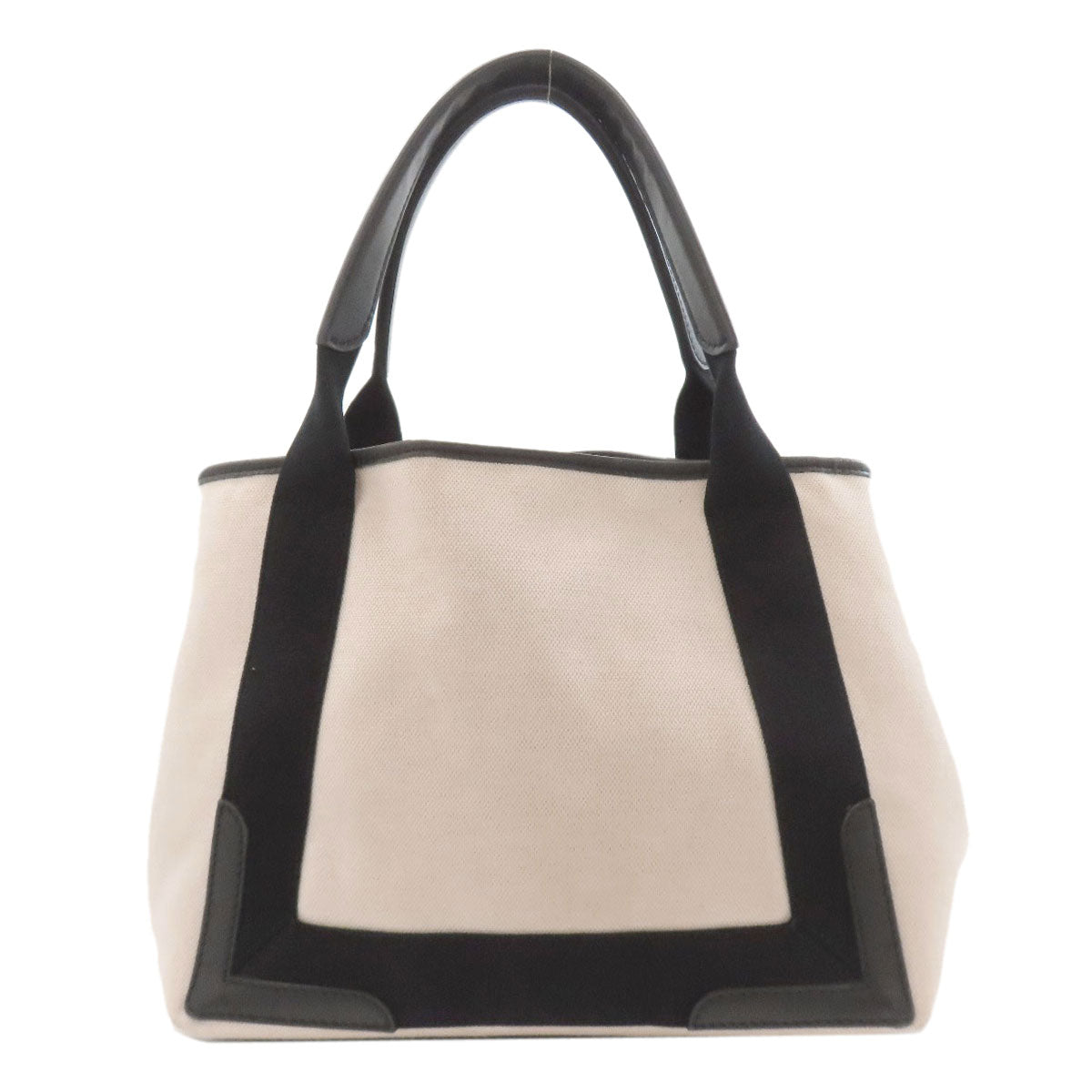 BALENCIAGA バレンシアガ 339933 ネイビーカバス ハンドバッグ キャンバス レディース 中古