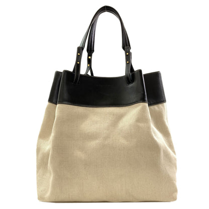 BOTTEGA VENETA ボッテガヴェネタ ロゴ トートバッグ キャンバス レディース 中古