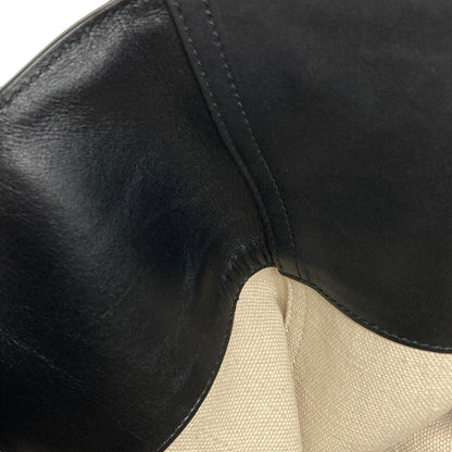 BOTTEGA VENETA ボッテガヴェネタ ロゴ トートバッグ キャンバス レディース 中古