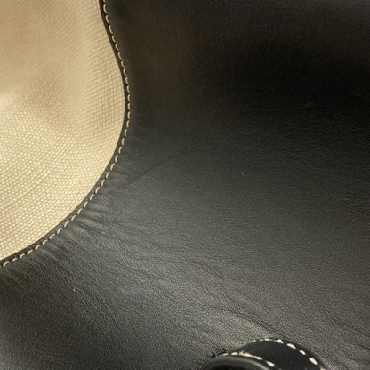 BOTTEGA VENETA ボッテガヴェネタ ロゴ トートバッグ キャンバス レディース 中古