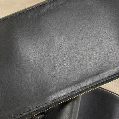BOTTEGA VENETA ボッテガヴェネタ ロゴ トートバッグ キャンバス レディース 中古