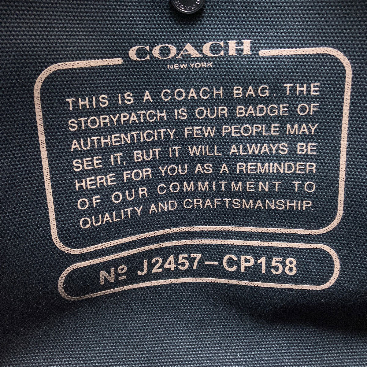 COACH コーチ CP158 カーゴ 2WAY ハンドバッグ キャンバス レディース 中古