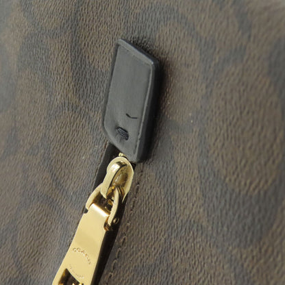COACH コーチ C1554 シグネチャー ショルダーバッグ PVC レディース 中古