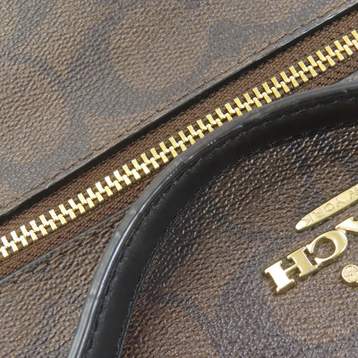 COACH コーチ C1554 シグネチャー ショルダーバッグ PVC レディース 中古