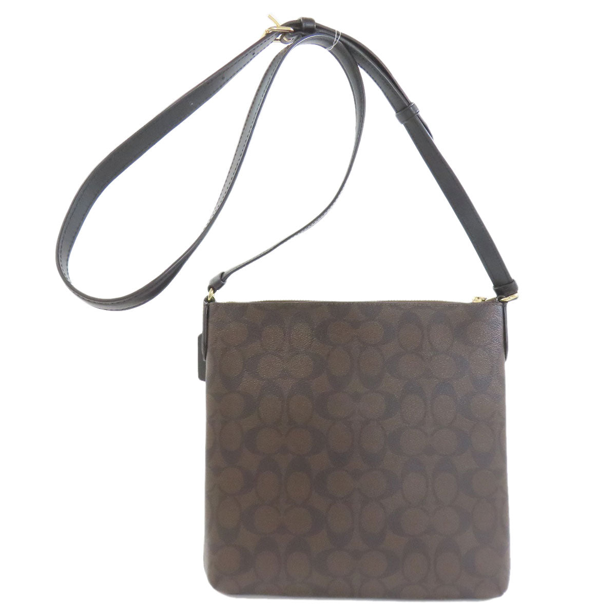 COACH コーチ C1554 シグネチャー ショルダーバッグ PVC レディース 中古