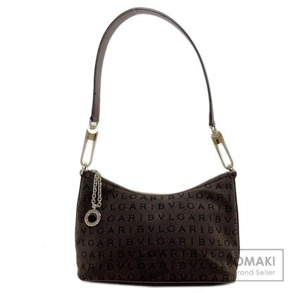BVLGARI ブルガリ ロゴマニア ショルダーバッグ キャンバス レディース 中古