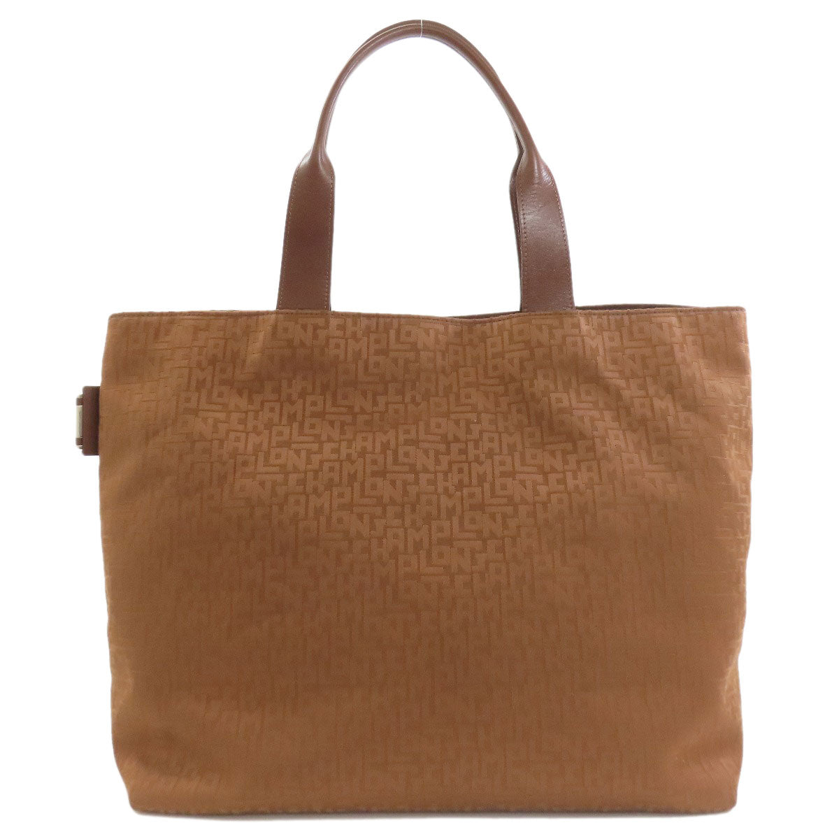Longchamp ロンシャン ロゴ トートバッグ キャンバス レディース 中古