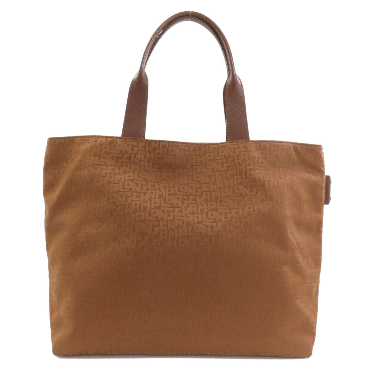Longchamp ロンシャン ロゴ トートバッグ キャンバス レディース 中古