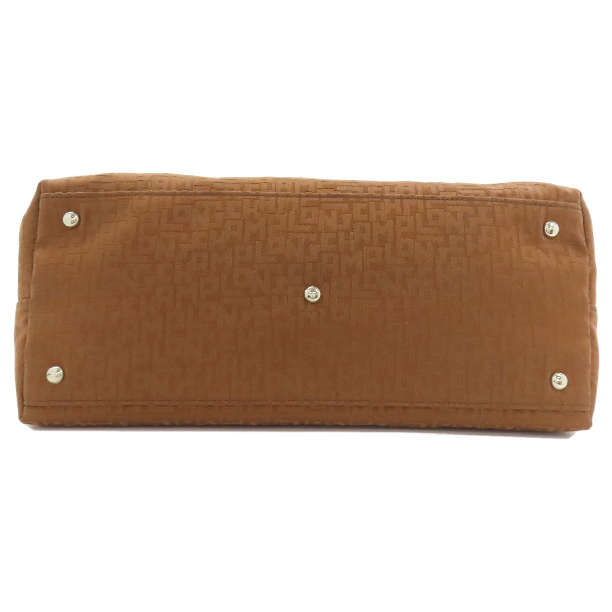 Longchamp ロンシャン ロゴ トートバッグ キャンバス レディース 中古