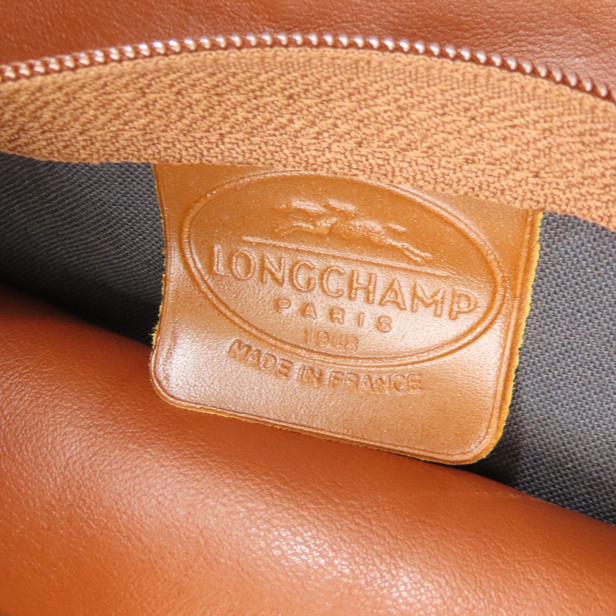 Longchamp ロンシャン ロゴ トートバッグ キャンバス レディース 中古
