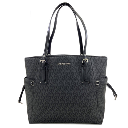 Michael Kors マイケルコース MKシグネチャー トートバッグ PVC レディース 中古