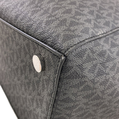 Michael Kors マイケルコース MKシグネチャー トートバッグ PVC レディース 中古